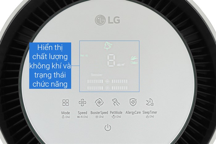 Máy Lọc Không Khí LG PuriCare 360 Alpha Double AS10GDBY0.ABAE 72W